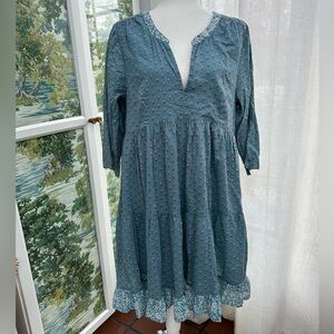 Roller Rabbit Cotton Babydoll Dress Sz Large L